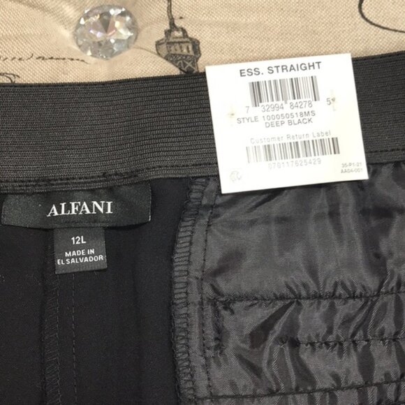 Alfani Modern Straight-Leg Pants - Picture 6 of 9